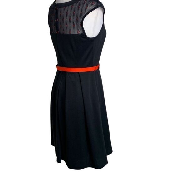 Anthropologie Eva Franco Red and Black Polka Dot Mini Dress | Size 4 - Picture 7 of 10